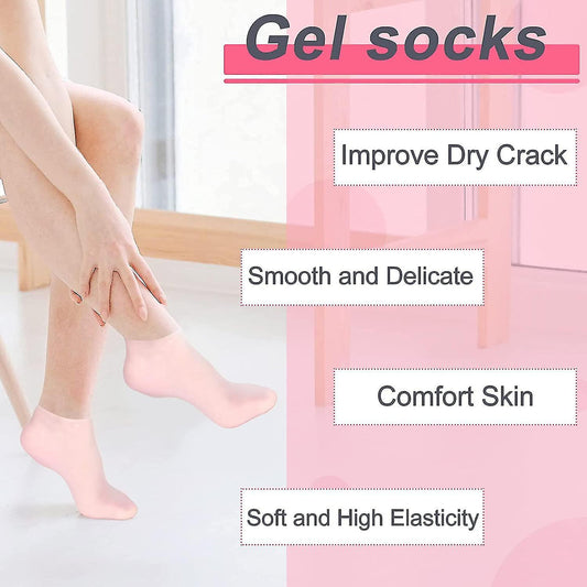 Silicone Moisturizing Socks - High Quality & Long Lasting Discounters.pk online shopping