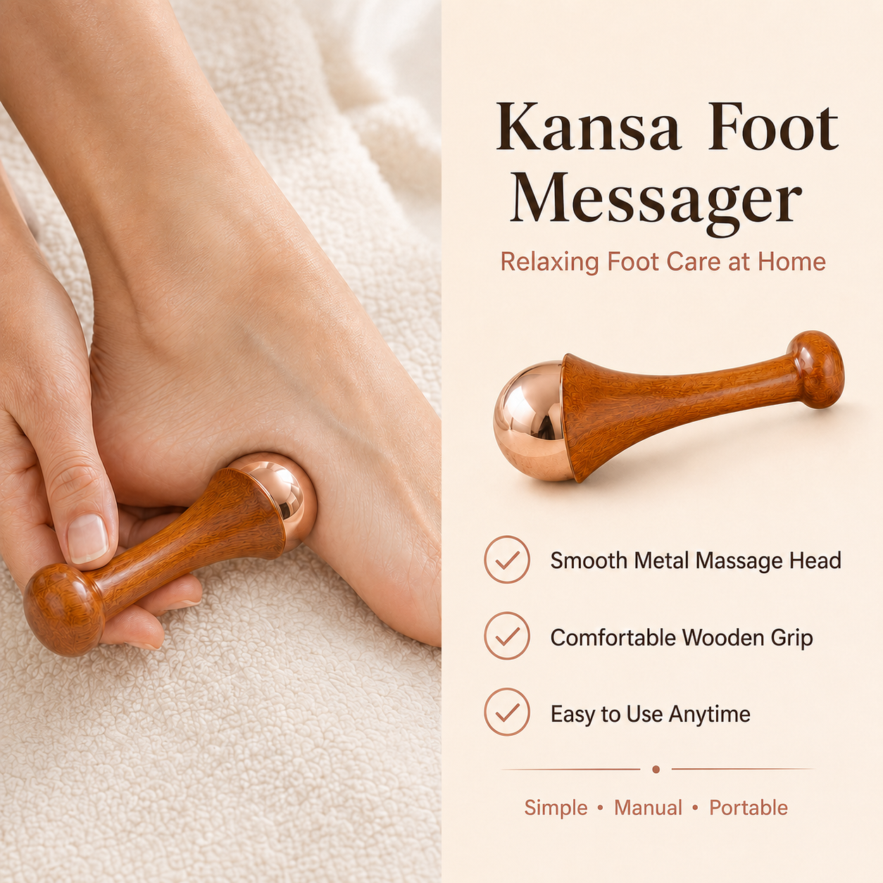 Kansa Foot Massager