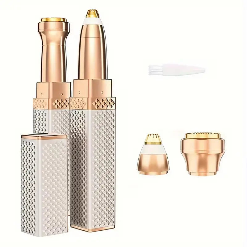 2-in-1 Rechargeable Eyebrow & Facial Hair Remover with LED Light My Store