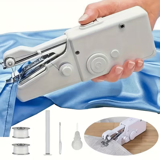 Portable Handheld Mini Sewing Machine - Cordless Electric Stitching Tool