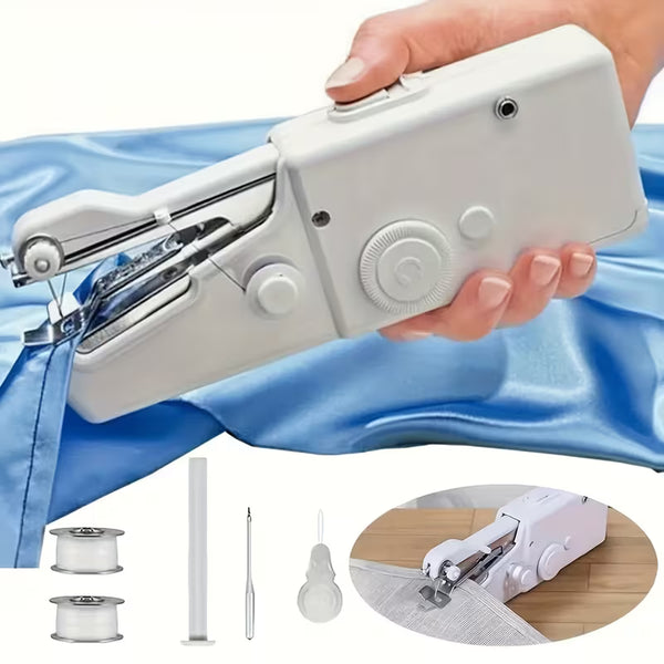 Portable Handheld Mini Sewing Machine - Cordless Electric Stitching Tool