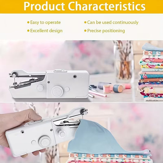 Portable Handheld Mini Sewing Machine - Cordless Electric Stitching Tool