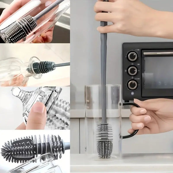 Set of 2 Long Handle Bottle Cleaning Brushes PEHCHAN MART
