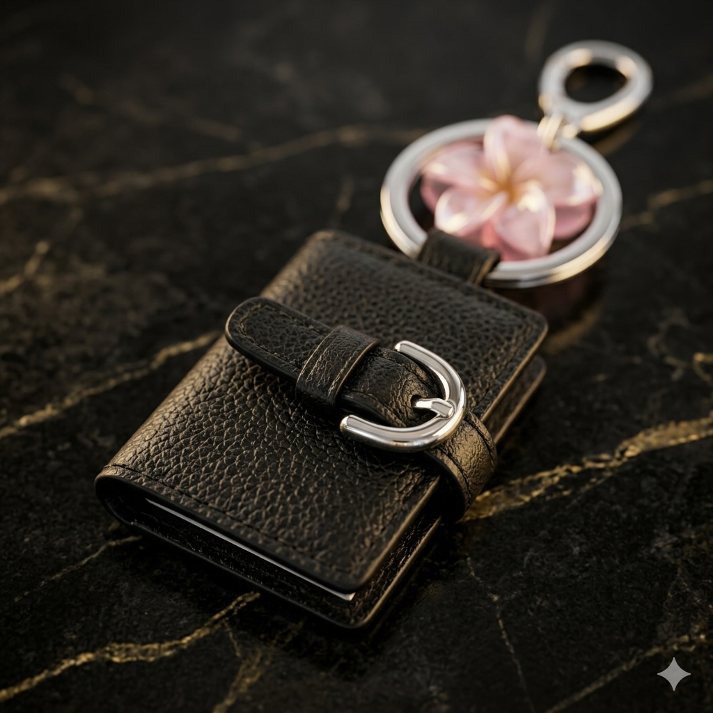 Vintage Couch Photo charm Keychain