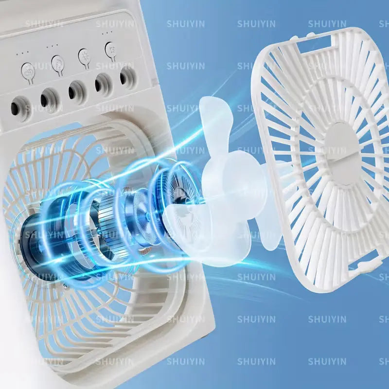 3-in-1 Portable USB Humidifier Fan Cooler My Store
