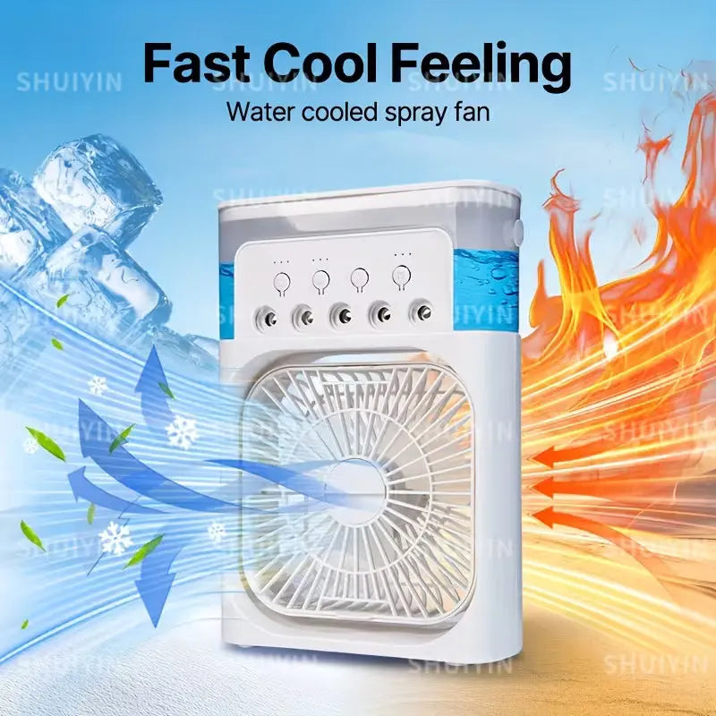 3-in-1 Portable USB Humidifier Fan Cooler My Store