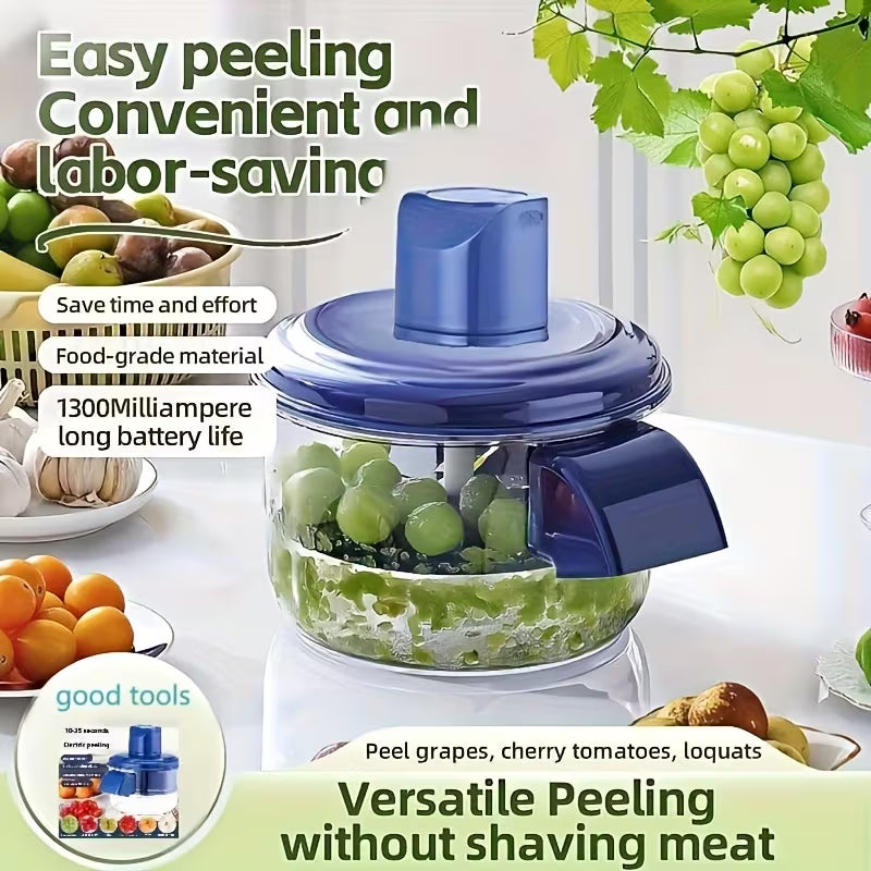 Electric Fruit & Vegetable Peeler Machine - Portable & Rechargeable