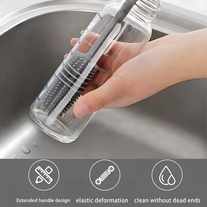 Set of 2 Long Handle Bottle Cleaning Brushes