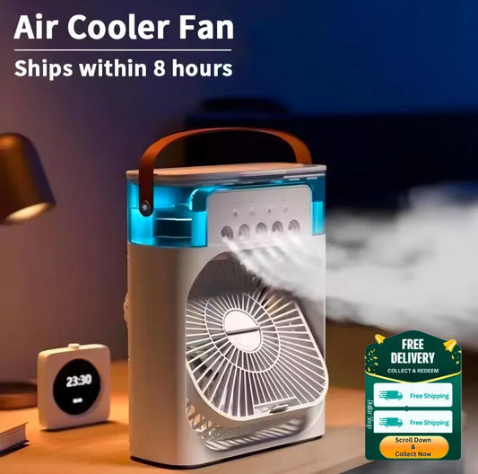 3-in-1 Portable USB Humidifier Fan Cooler