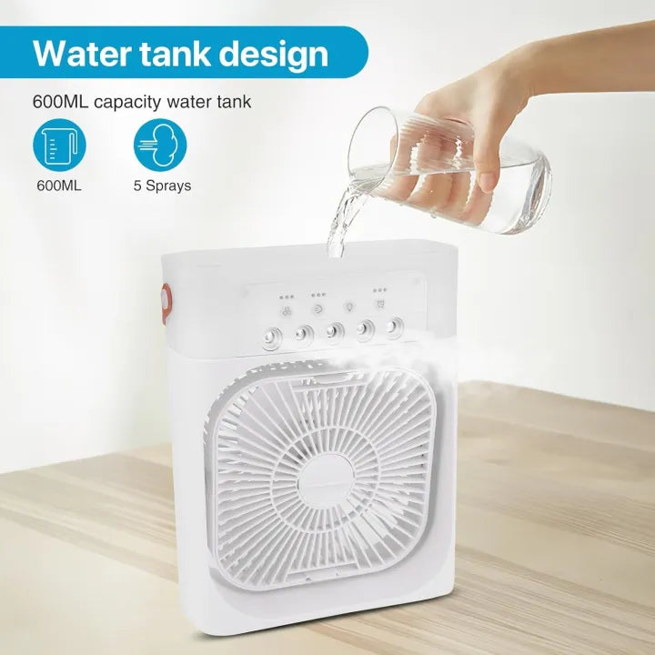 3-in-1 Portable USB Humidifier Fan Cooler