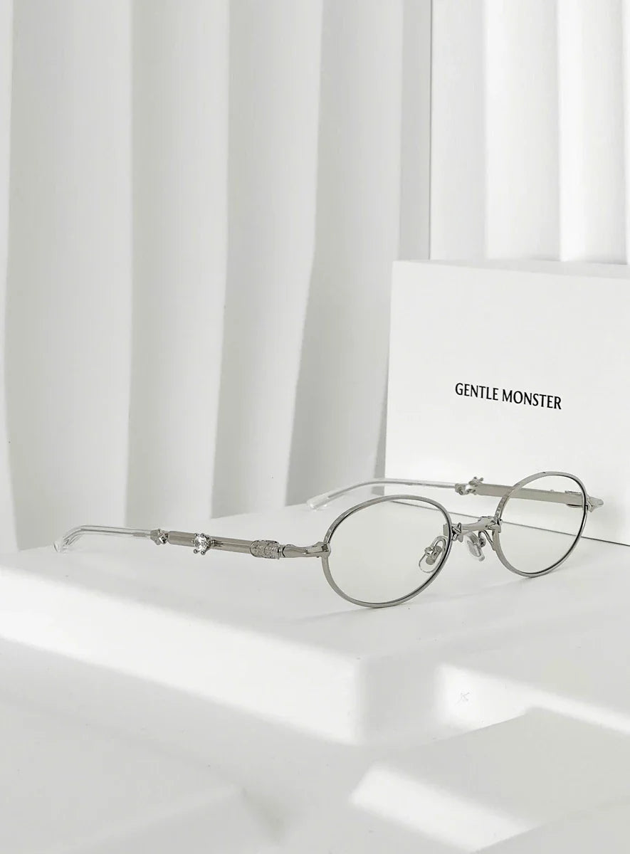 Crystal Orbit Foldable Round Glasses