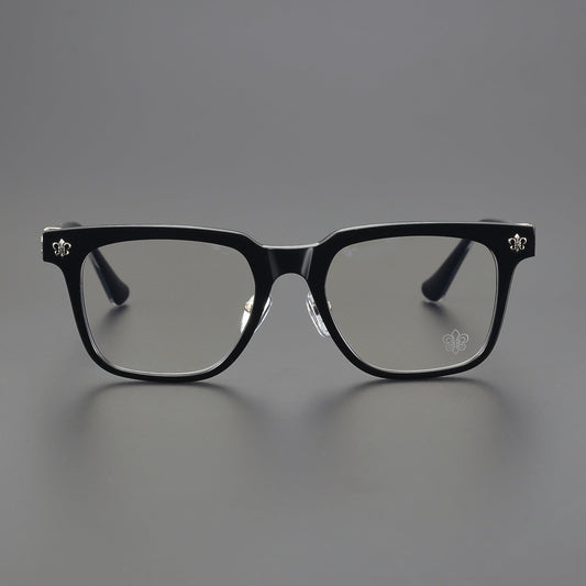 Unisex Rimless UV Crystal Chrome Glasses