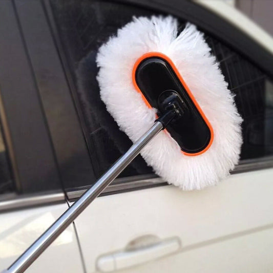 Retractable Flow-Through Car Wash Brush