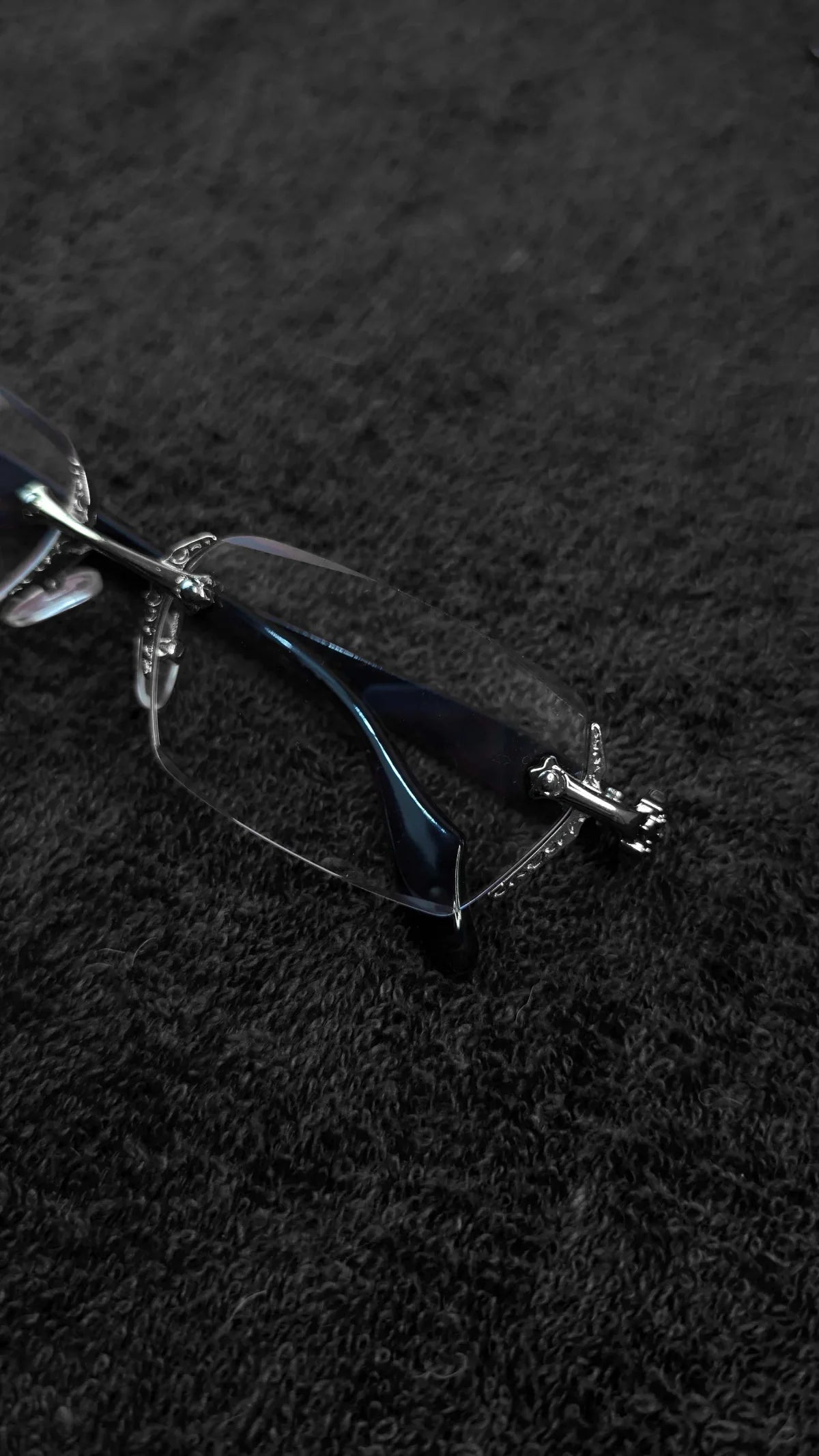 Astra Unisex Rimless UV Shield glasses